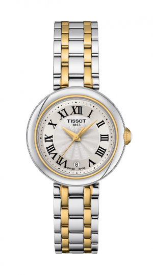 TIS T-LADY BELLISSIMA QUARTZ STAINLESS STEEL LADIES WHITE DIAL WATCH