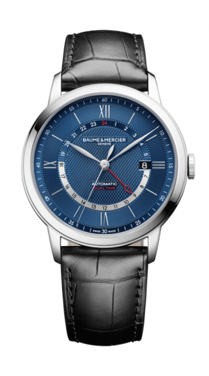 BMD CLASSIMA AUTO ALLIGATOR STRAP MENS BLUE DIAL WATCH