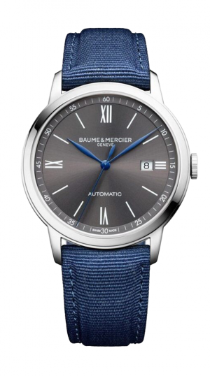 BMD CLASSIMA AUTO Textile STRAP MENS BLUE DIAL WATCH