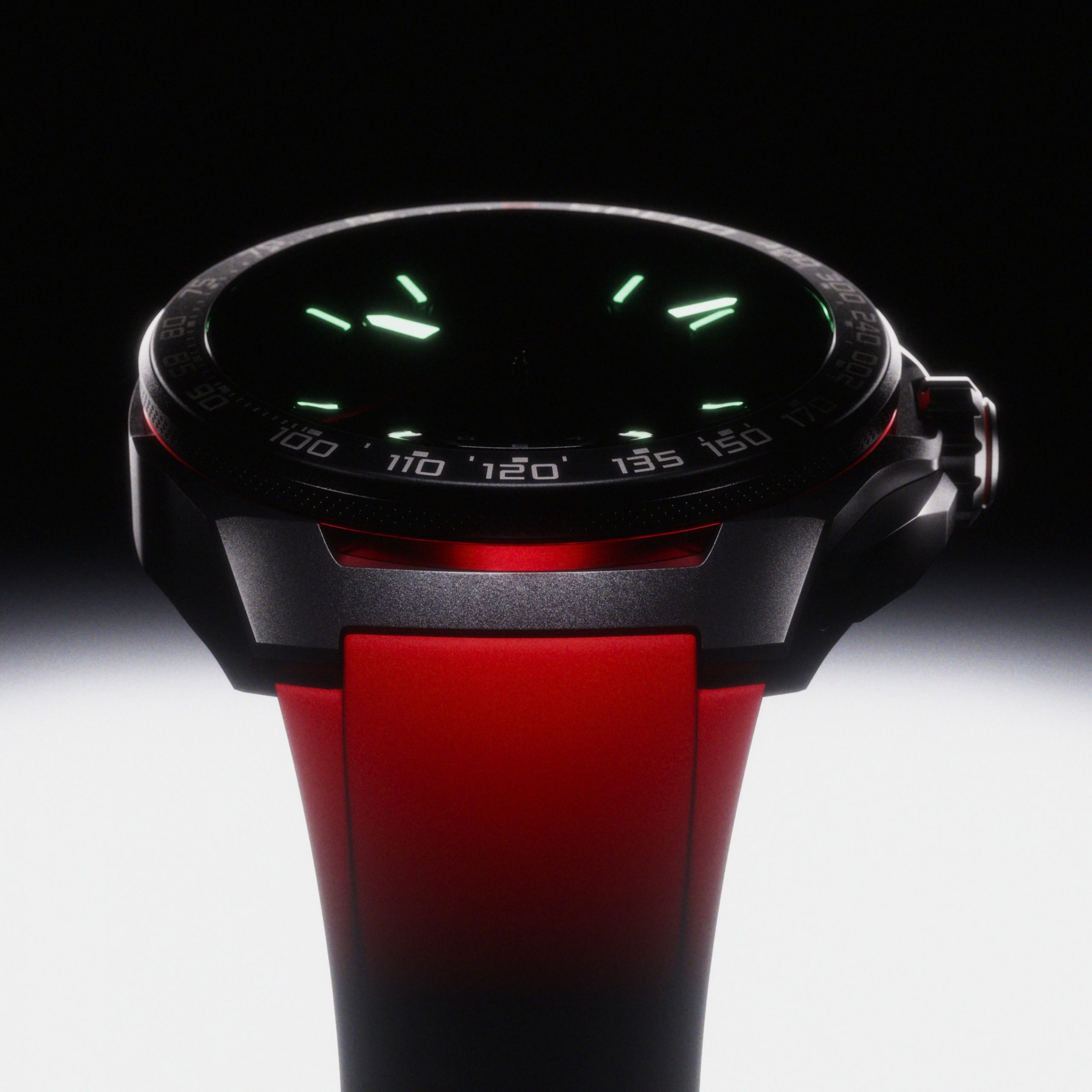 different angle of the watch