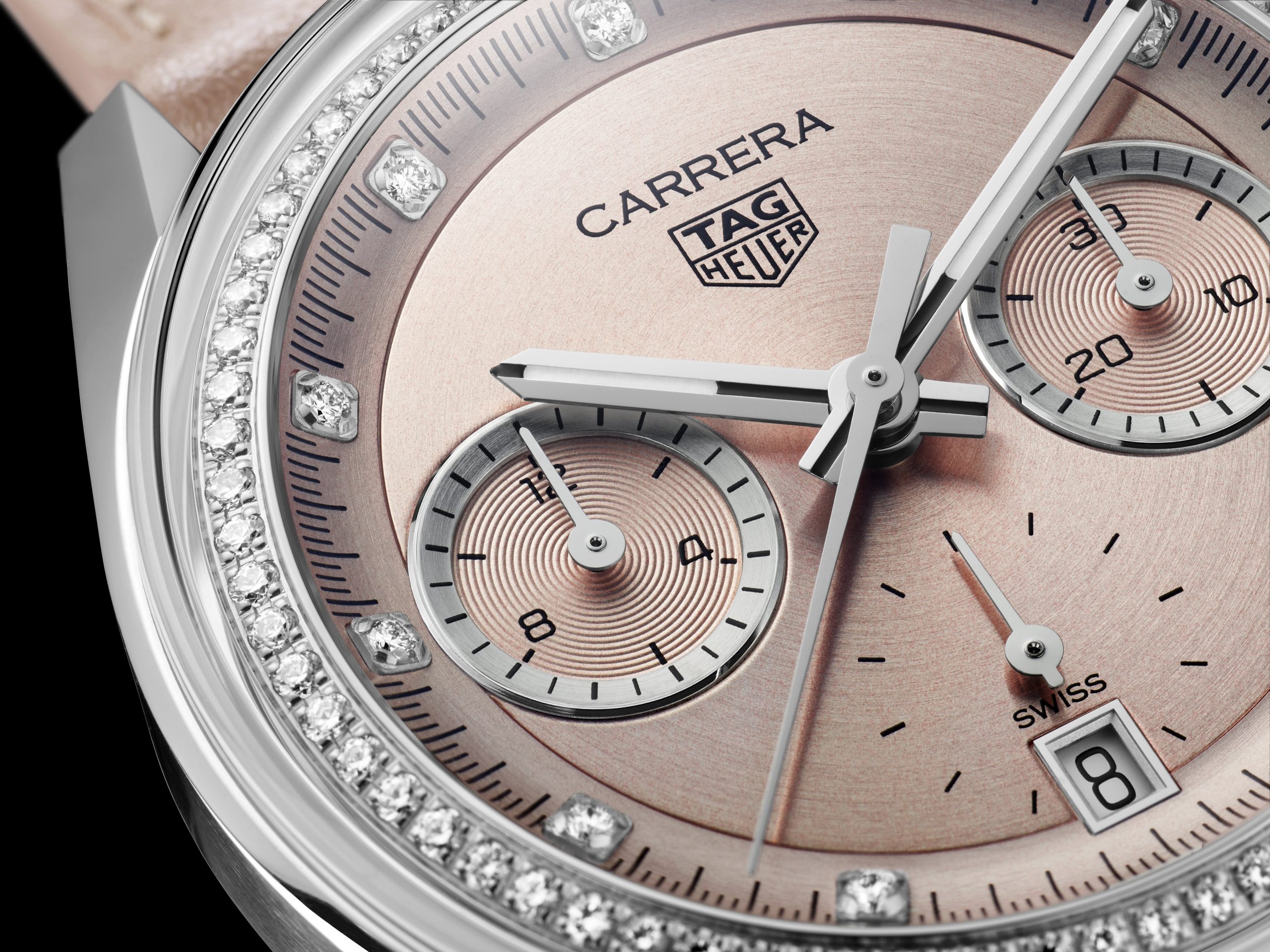 close up of the watch